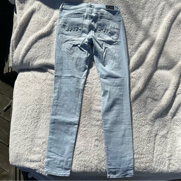 American Eagle Super Stretch Distressed Skinny Jeans - Picture 4 of 6
